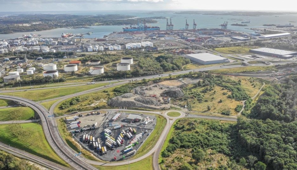 Stasjonen vil ligge på Vädermotet i Gøteborg havn, strategisk plassert ved siden av hovedrutene inn og ut av havnen.