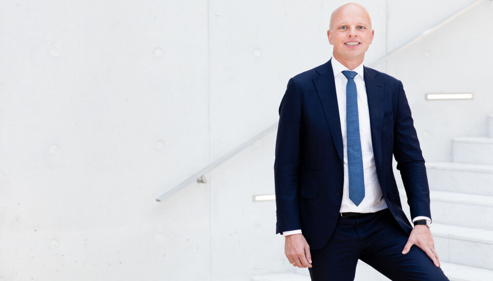 Jens H. Lund, CFO I DSV, forteller uten blygsel om ønsker om videre oppkjøpt og at DB Schenker er særdeles interessant.