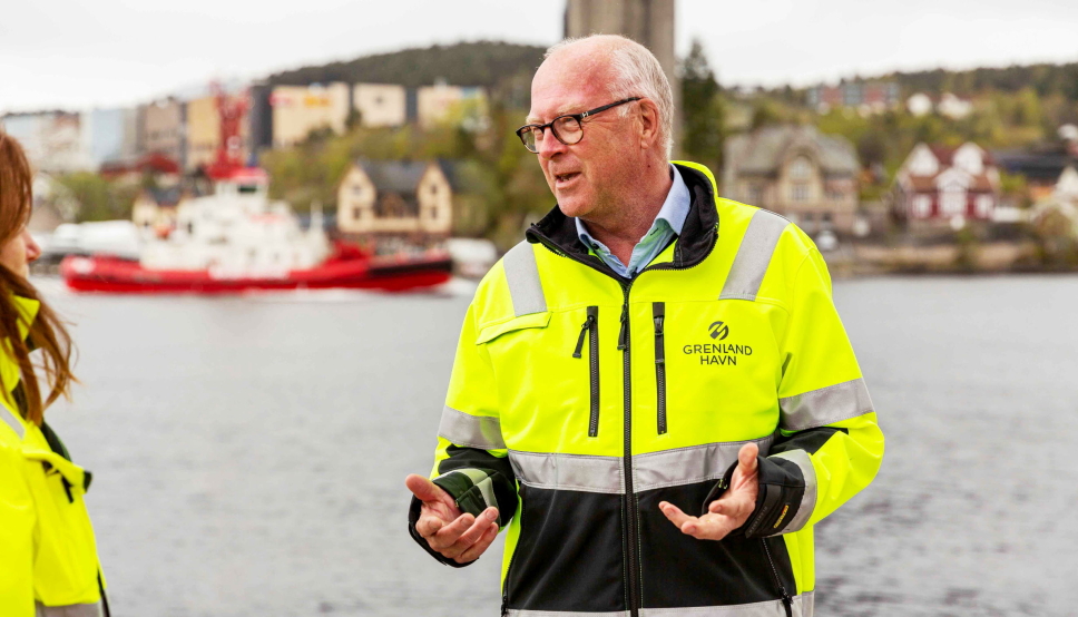 Finn Flogstad har vært havnedirektør i Grenland havn i 20 år, før han gikk av med pensjon i sommer.
