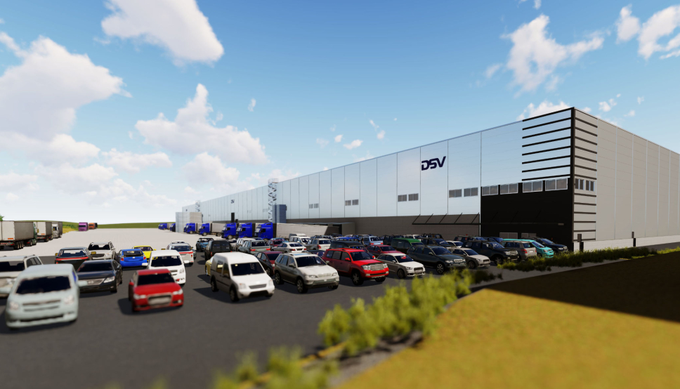 DSV bygger nytt gigantlager