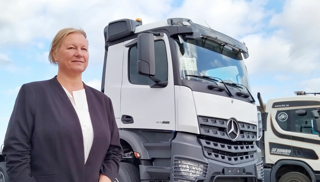 KIRSTEN GIFTEKNIV: Birgithe Rosseland står bak Always Cargo som skal hjelpe gods som lengter etter en lastebil og lastebiler som lengter etter gods.