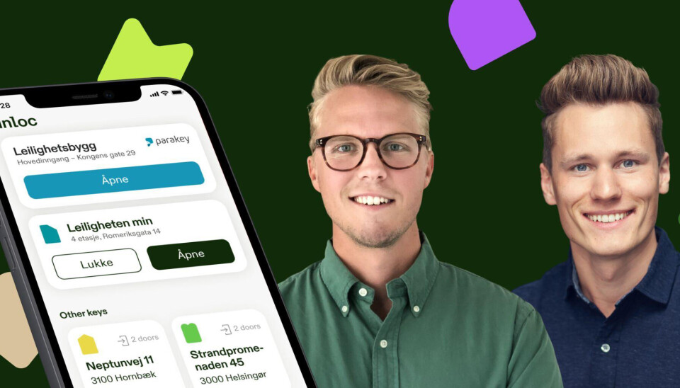 Norske Unloc inngår samarbeid med svenske Parakey, her representert ved CEO-ene Jonas Arvidsson (til venstre, Parakey) og Kris Riise fra Unloc. Norske Unloc inngår samarbeid med svenske Parakey, her representert ved CEO-ene Jonas Arvidsson (til venstre, Parakey) og Kris Riise fra Unloc.