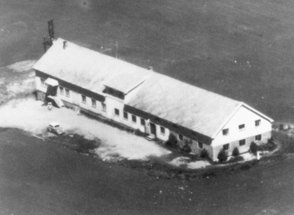 OPPSTARTEN: Før krigen var kjernevirksomheten de 5000 hønene i hønsehuset.