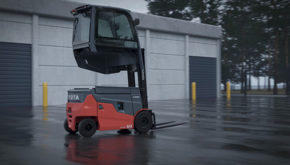 Førerkabinen på den nye Traigo80-serien er en adskilt enhet fra chassiset, om enn ikke fullt så adskilt som dette illustrasjonsbildet tyder på.