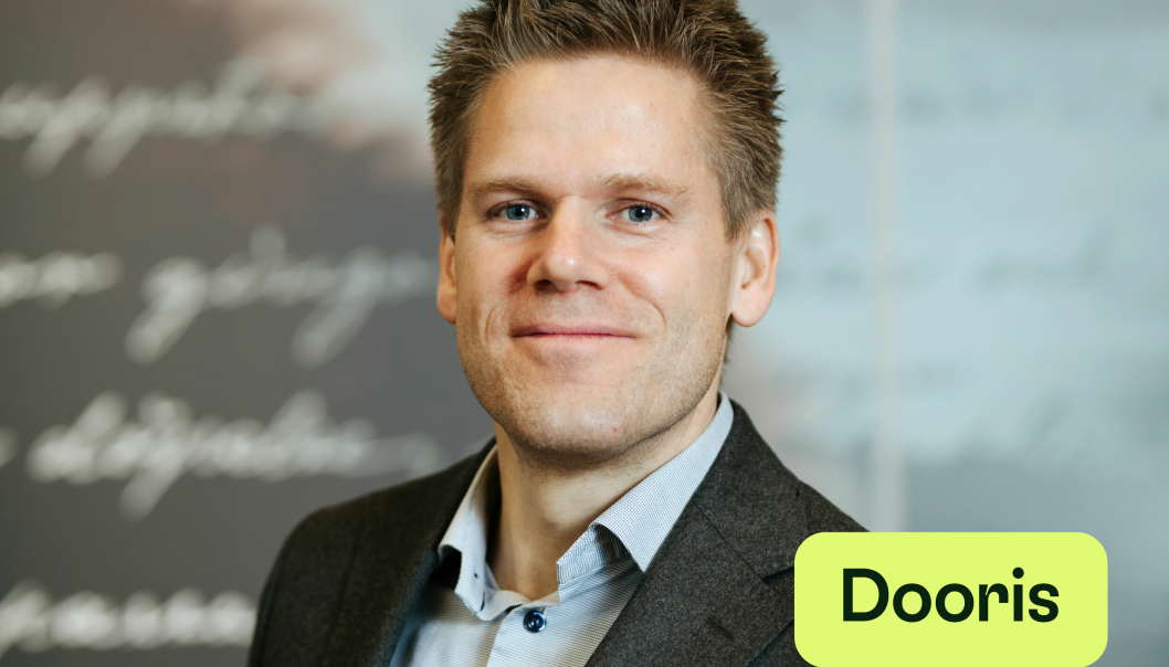 KLAR: – Fantastisk å endelig kunne lansere “Dooris”, sier daglig leder Niklas Hyden. Foto: Schibsted.