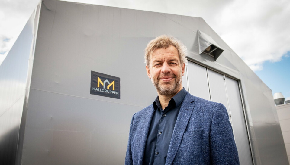 VOKSER: Hallgruppen har vokst mye de senere årene, og sikter mot milliard-omsetning. Her er adm. direktør Lars Dalgaard