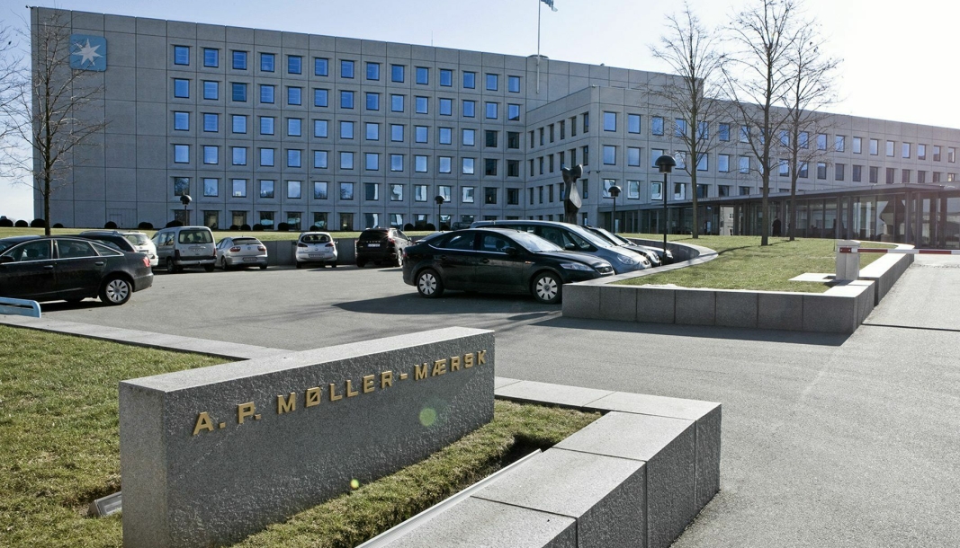 Danske Mærsk planlegger en storstilt satsing på lagerbygg. Her hovedkontoret i København.