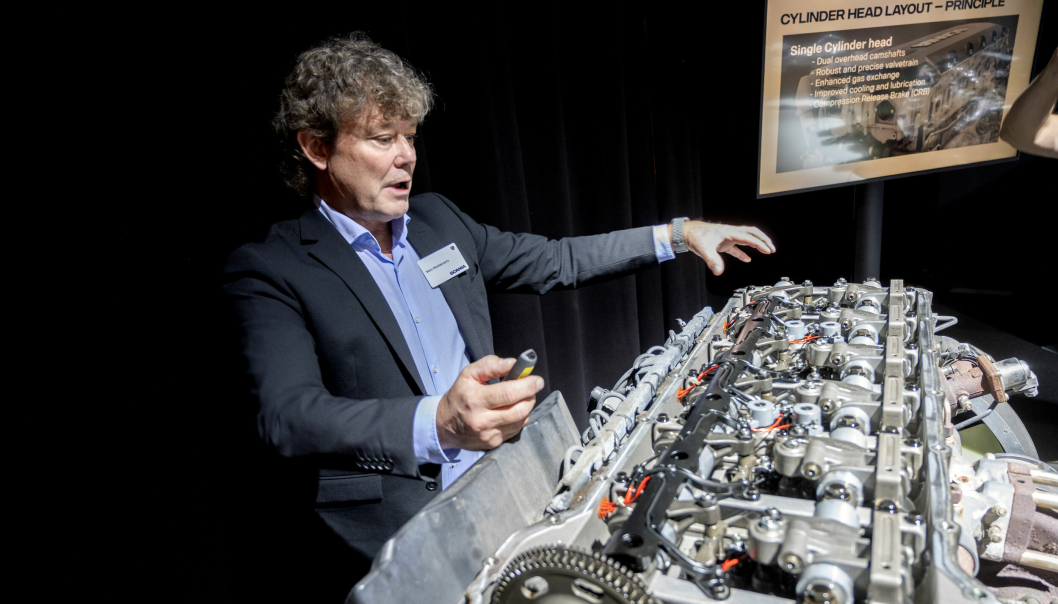 ENDRING: Mats Waldekranz og hans kollegaer i Scania har jobbet fem år med å utvikle den nye motorplattformen.