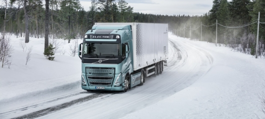Testet el-Volvoer i ekstremt vintervær