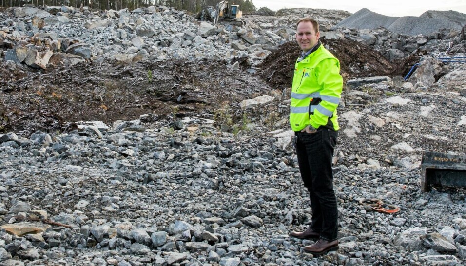 Havnesjef Øystein Høsteland Sundby ser de positive sidene ved at Innlandshavna nå mister areal som følge av Europris-utbyggingen. Her fra 2016 da innlandshavna var under etablering. Havnesjef Øystein Høsteland Sundby ser de positive sidene ved at Innlandshavna nå mister areal som følge av Europris-utbyggingen. Her fra 2016 da innlandshavna var under etablering.