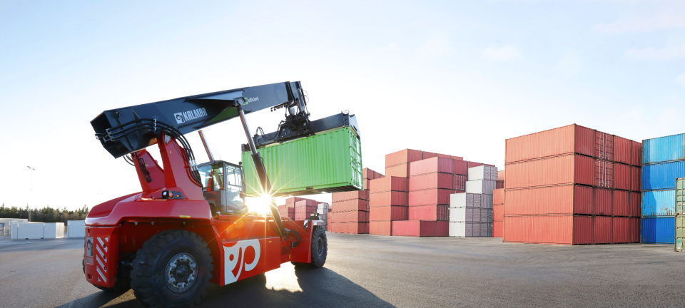 Verdens første elektriske containertruck til Stavanger