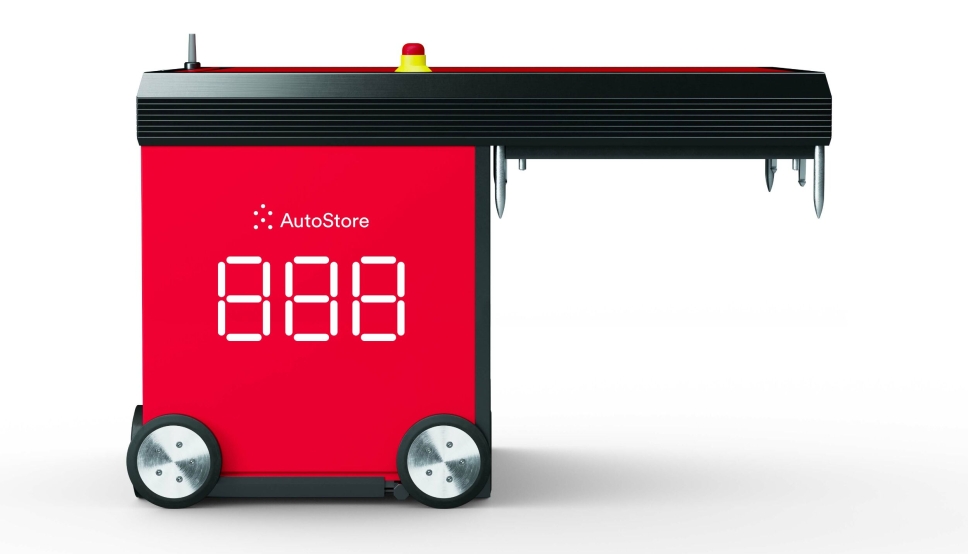 Ser du hva som er annerledes med denne AutoStore-roboten?