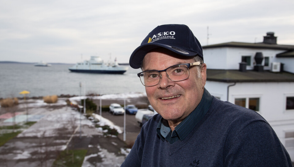 Daglig leder i Asko Maritime, Kai Just Olsen, har jobbet med forsyningskjedene til Asko i 20 år. Nå gleder han seg til et nytt, spennene kapittel. Fra kontoret i Horten er det utsikt til fergekaien. Daglig leder i Asko Maritime, Kai Just Olsen, har jobbet med forsyningskjedene til Asko i 20 år. Nå gleder han seg til et nytt, spennene kapittel. Fra kontoret i Horten er det utsikt til fergekaien.