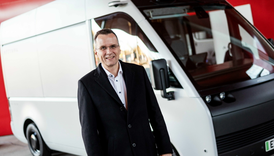 GLEDER SEG: Norden-sjef Per Aleby gleder seg til å komme skikkelig i gang med Arrival. Han har lang fartstid innenfor nyttekjøretøy-sektoren etter 27 år i Scania.