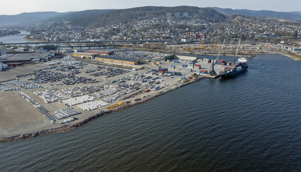 Drammen Havn er Norges klart største bilhavn, og satte all time high i 2021.