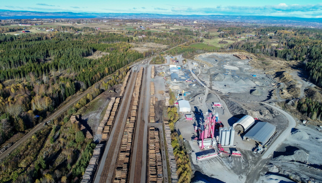Sørli tømmerterminal i Stange kommune kan utvikles til en flerbruksterminal, og bli et fremtidig logistikksentrum.