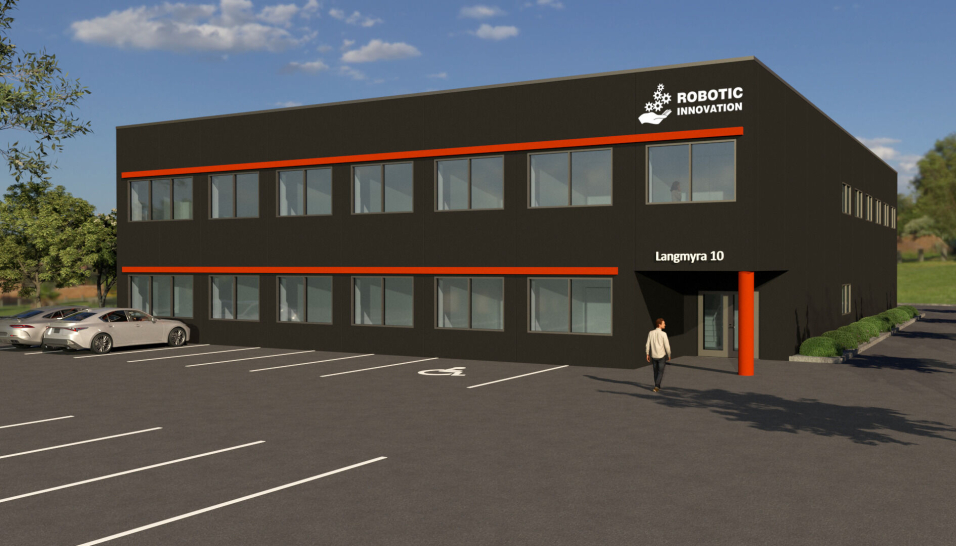VOKSER: I det nye bygget vil Robotic Innovation ha plass til 25 ansatte i tillegg til lab, demorom og verksted.