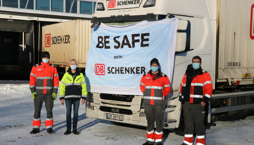 Sjåførene på Schenker-terminalen i Sandefjord er representanter for transportbransjens trofaste slitere.