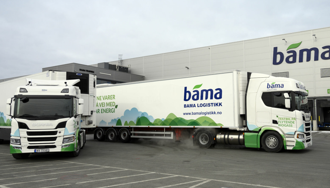 Bama Logistikk er blant transportørene som har prøvd flytende biogass. Nå blir støtteordningene til slike biler enklere.