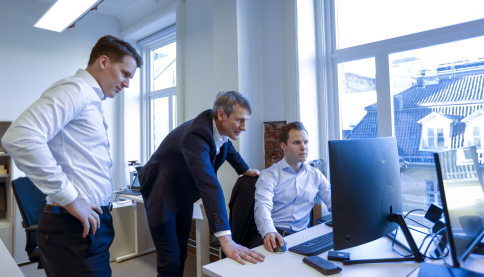 Tønnes Thompson, Svein Thompson og Vegard Rem i Stakeholder skal rådgi Grønt Landtransportprogram.