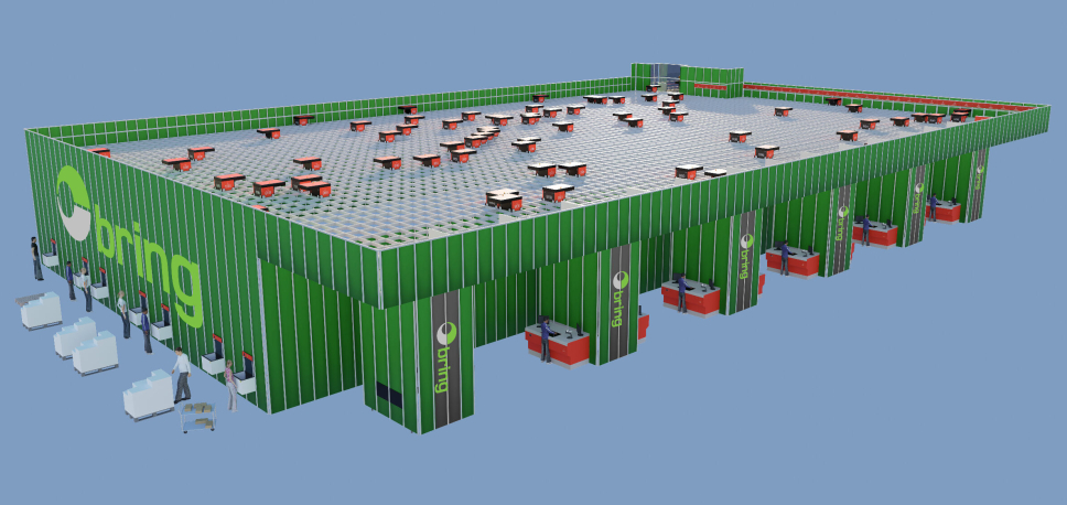 Et nytt AutoStore-anlegg i Oslo skal effektivisere Brings netthandelskonsept Shelfless.