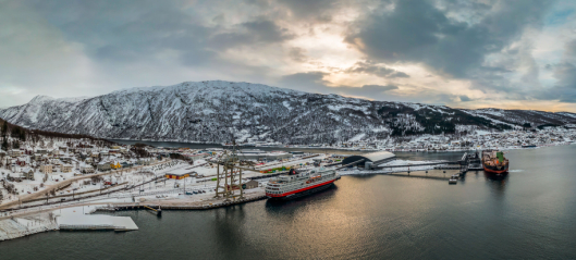 Starter godstog fra Narvik til Finland