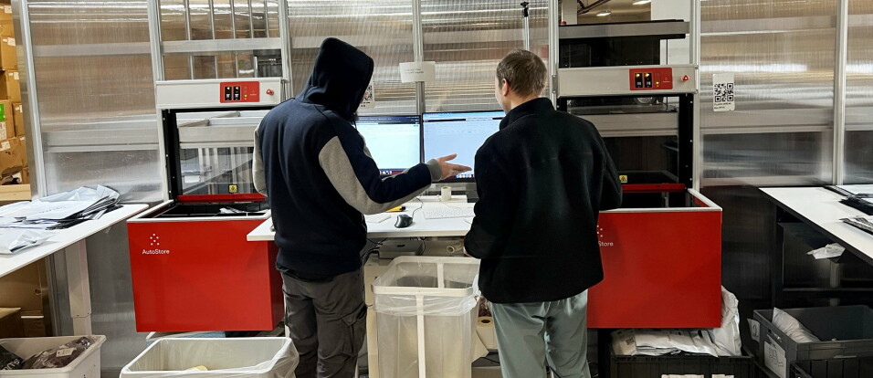 TRANGT: Fammes nåværende anlegg på Grorud er verdens minste kommersielle AutoStore med 2000 kasser. TRANGT: Fammes nåværende anlegg på Grorud er verdens minste kommersielle AutoStore med 2000 kasser.