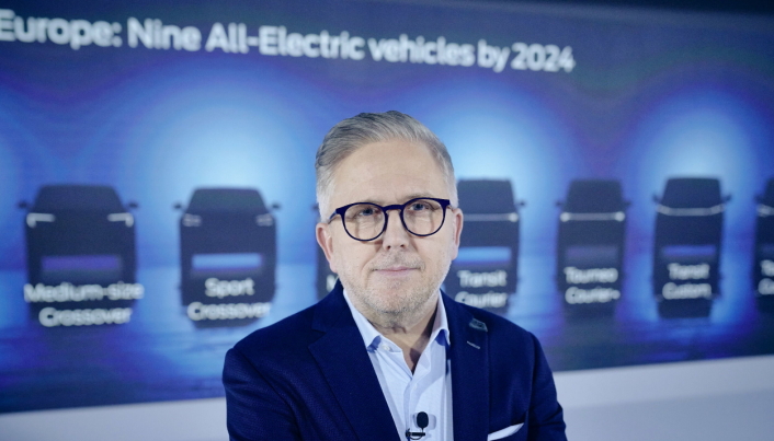 NYHETER: Ford sjef Stuart Rowley kunne lansere at det kommer ytterligere to elektriske varebiler fra Ford de neste to årene.