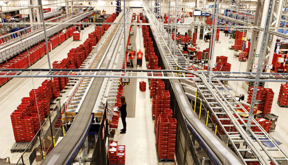 Østlandsterminalen blir åsted for all brevsortering i Norge.