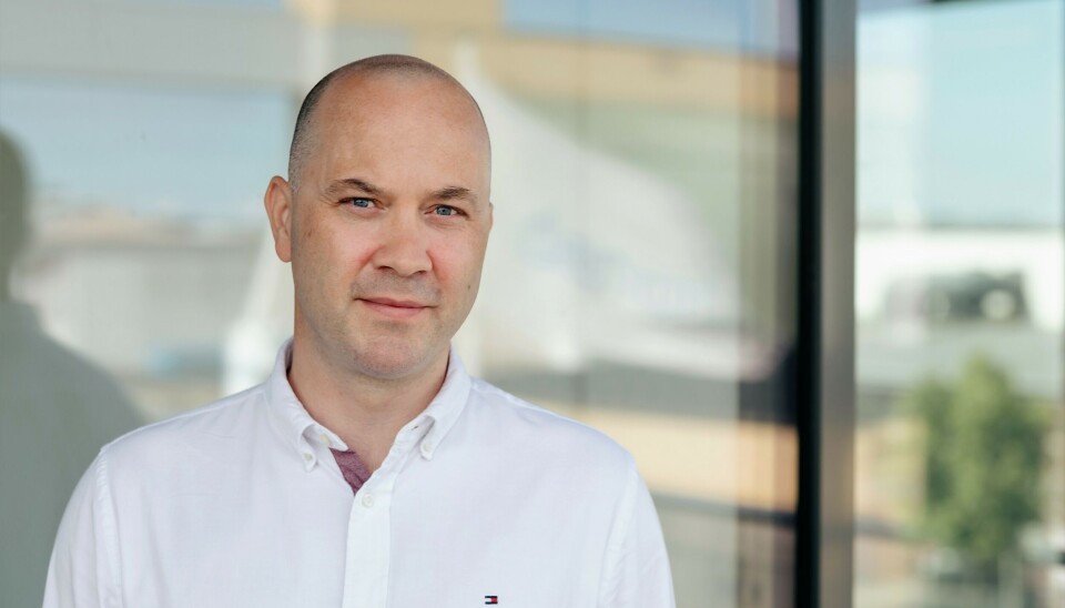 Fabrikksjef Torgeir Hjertaker.