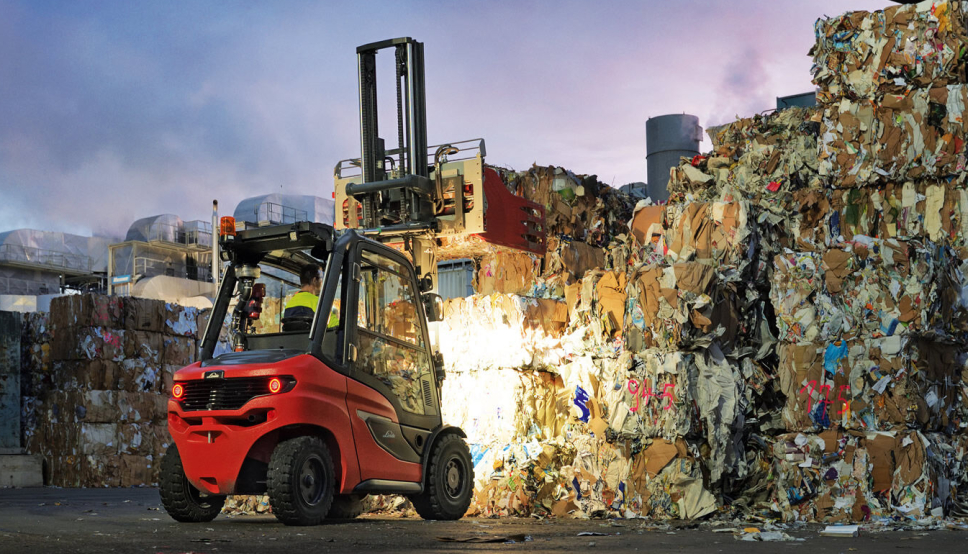 Den nye truckserien er visuelt helt lik de litt mindre truckene Linde lanserte høsten 2019.