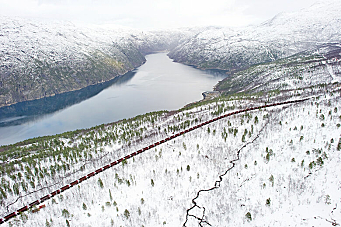 Åpner for godstog fra Narvik til New Dehli