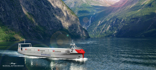 Autonomt skip mellom Sykkylven og Ålesund