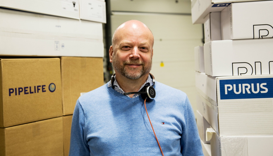 GRØNN GEVINST: Bærekraftansvarlig Kjetil Grønnbakken ser klare fordeler med å digitalisere transporten, også med tanke på reduserte utslipp på grunn av færre kjørte kilometer.