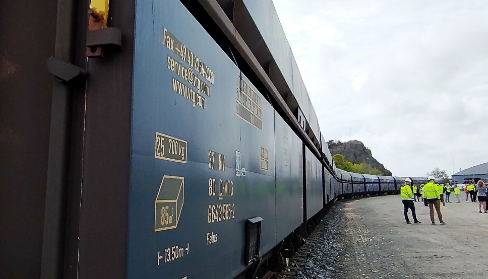 ALLTID ET TOG: Tømmertoget som skal gå i pendel mellom Larvik og Halden, opereres av GrenlandRail.