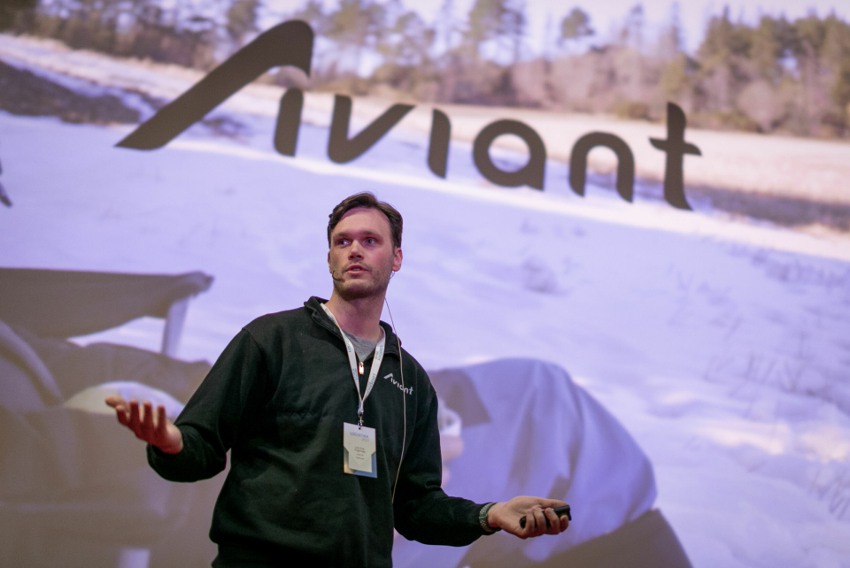 Lars Erik Fagernæs i dronestartupen Aviant fortalte om alle mulighetene som ligger i luftbåren, autonom godstransport.