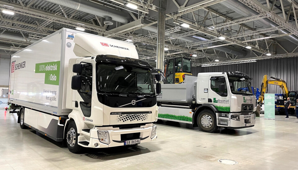 Oslo kommune hadde et utstillingsområde med utslippsfrie lastebiler, busser og maskiner på konferansen EVS35 i Lillestrøm denne uken.