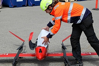 DSV tester dronelevering til havvindpark