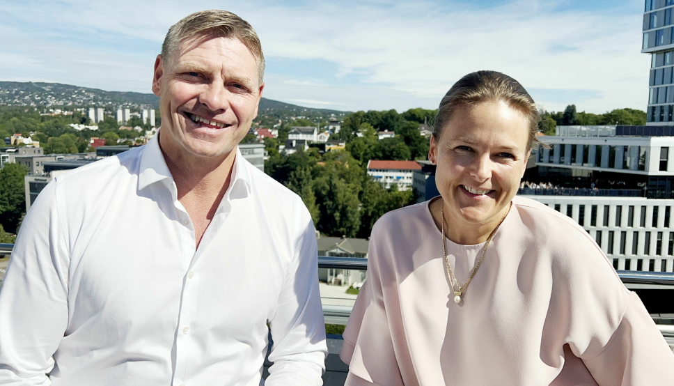 MANGELVARE: Dag Klem og Nina Hage i Bulk Industrial Real Estate forteller at det knapt nok er ledige tomter til logistikkbygg rundt Oslo.