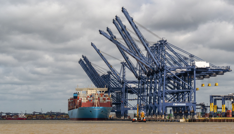 Maersk er blant rederiene som har måttet kansellere anløp i Felixstowe som følge av streiken.