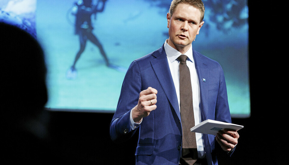 Harald Solberg , administrerende direktør i Rederiforbundet. Harald Solberg , administrerende direktør i Rederiforbundet.