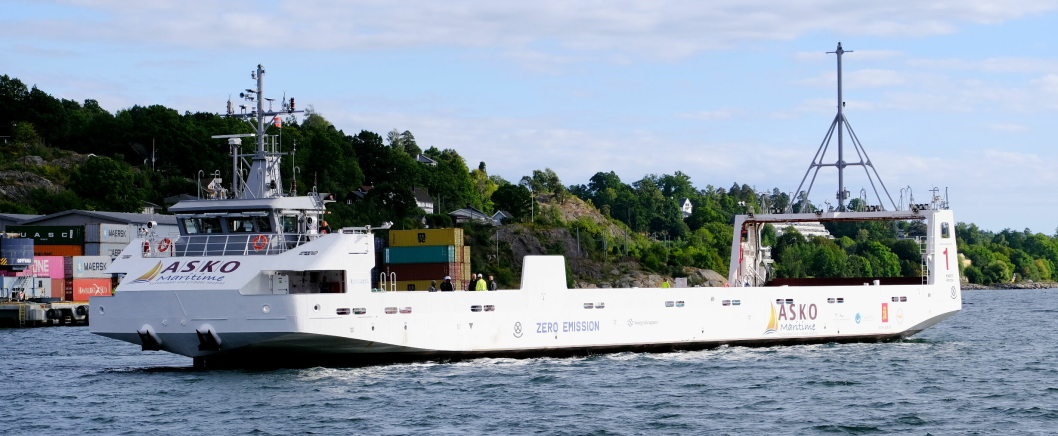 De to skipene har de siste ukene foretatt testturer i Oslofjorden.