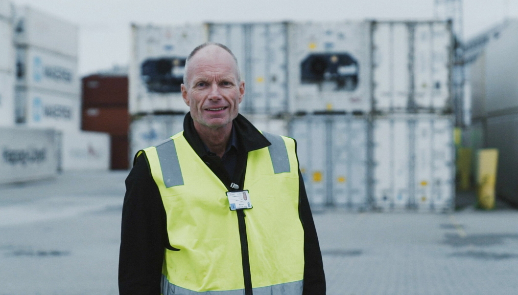 FÅR MER PLASS: Jan Arve Hoseth i Tyrholm & Farstad gleder seg til å få mer tumleplass, når selskapet flytter sin container- og terminalvirksomhet om halvannet år.