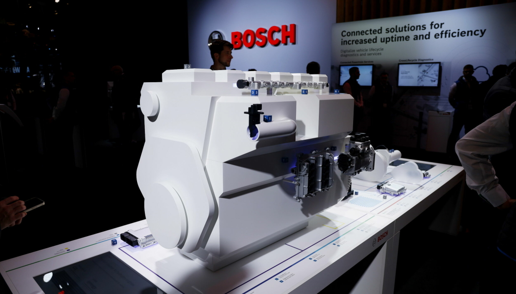 H2-FORBRENNINGSMOTOR: Bosch leverer et kit med alle komponentene som trengs for å bygge om en forbrenningsmotor til hydrogendrift.