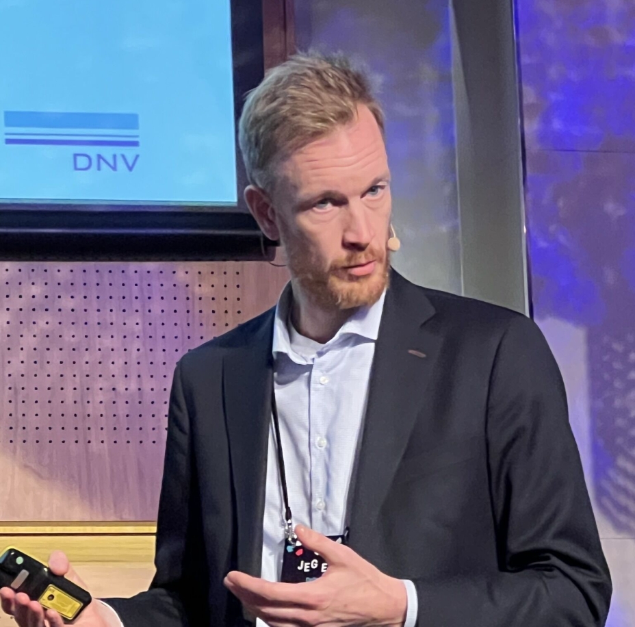 Magnus Strandmyr Eide er bekymret for tempoet i den grønne maritime omstillingen.
