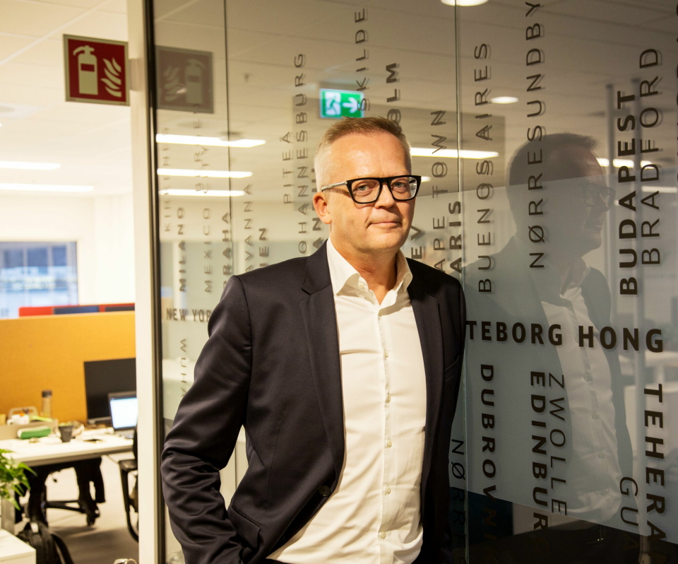 Knut Eriksmoen. administrerende direktør i DB Schenker Norge, er inne i sine siste dager i selskapet.