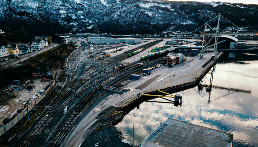 Kapasiteten er økt med 50 prosent på godsterminalen i Narvik.