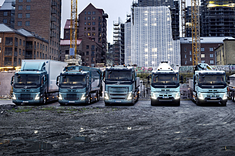 Volvo Trucks lanserer flere elektriske lastebiler