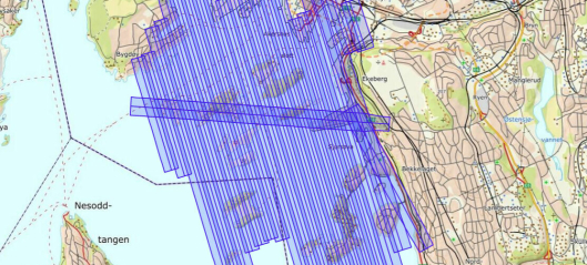 Skal scanne Oslo Havn med laser fra fly
