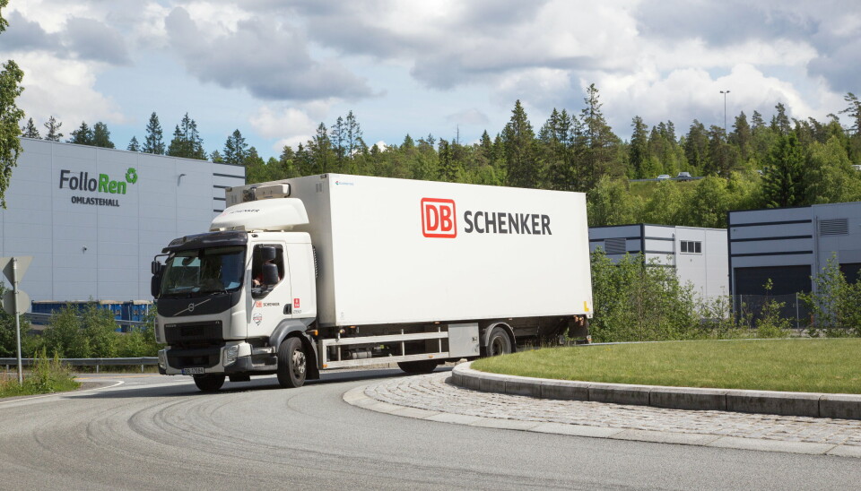 DB Schenker Volvo FL lastebil DB Schenker Volvo FL lastebil
